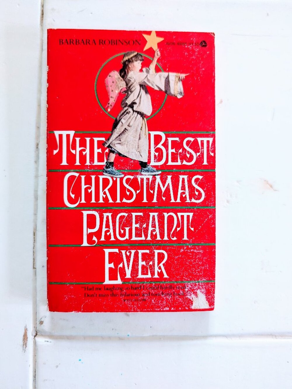 VTG The Best Christmas Pageant Ever Barbara Robinson 1979 1st Avon PB Unread